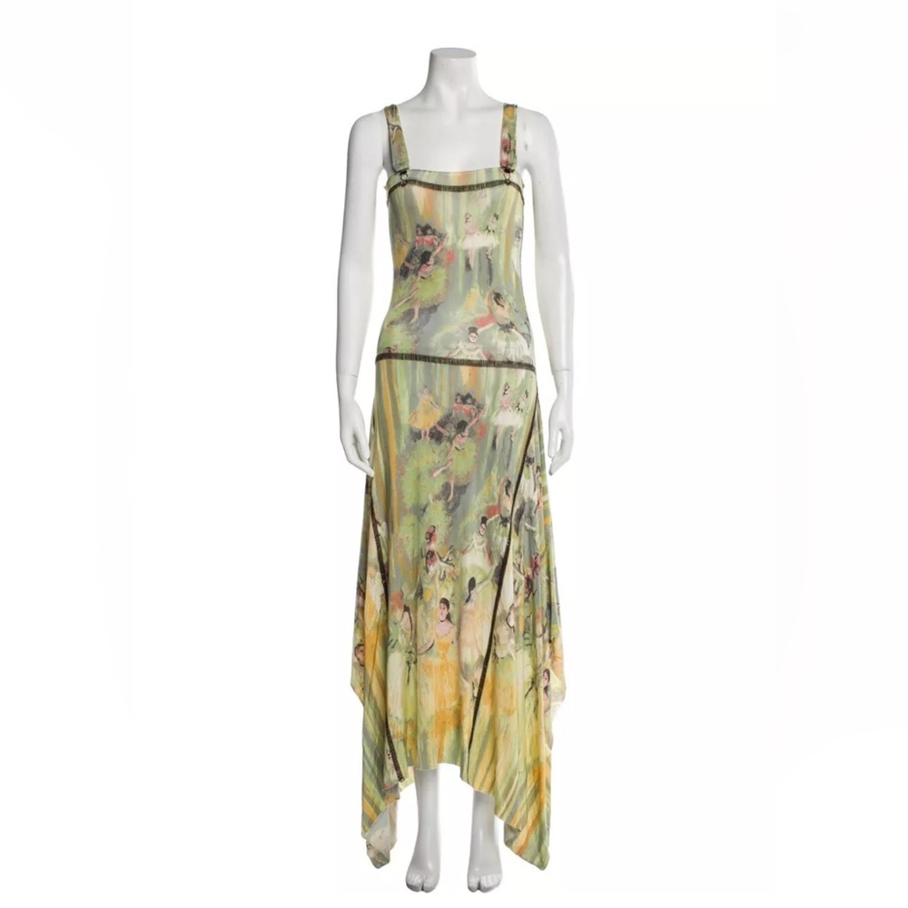 Jean Paul Gaultier S/S 2004 Vintage Edgar Degas Ballerina Mesh Dress